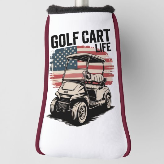 Golfkar Leven Echtgenoot Golf Golfer Liefhebber Golfheadcover (Draai 90)