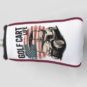 Golfkar Leven Echtgenoot Golf Golfer Liefhebber Golfheadcover (Voorkant)