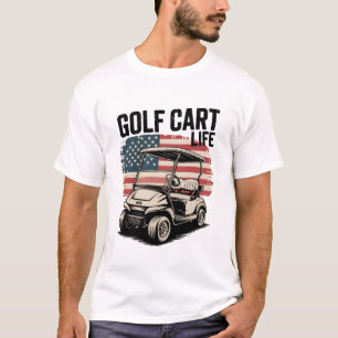 Golfkar Leven Echtgenoot Golfsport Golfer Liefhebb T-shirt