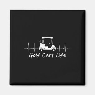 Golfkar leven Grappige grap Parodie Golfen Golfer  Magneet