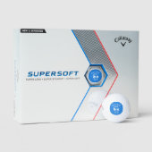 Golfkar Live to Golf Monogram Golfspeler Blauw Golfballen (Verpakking)