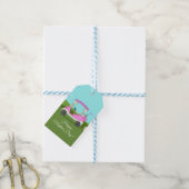 Golfkar met Mimosas Moederdag Brunch Cadeaulabel (Met Touw)