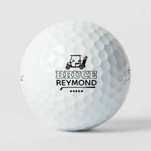 Golfkar - Op maat gemaakte golfer naam markering Golfballen