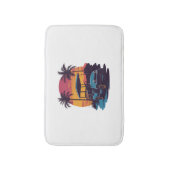 Golfkar Palmbomen Sunset Set Badmat (Voorkant Verticaal)
