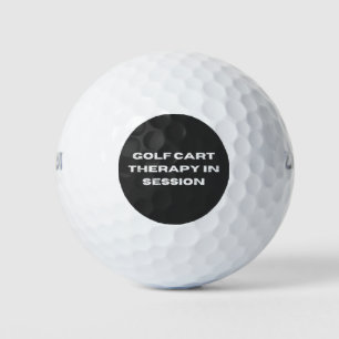Golfkar therapie in sessie Grappig Golf Golfballen
