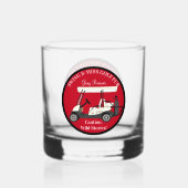 Golfkar Whisky Rocks Drinkware Set Glas (Achterkant)