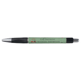 Golfkarren Moderne Golfer Golf Instructor Pen