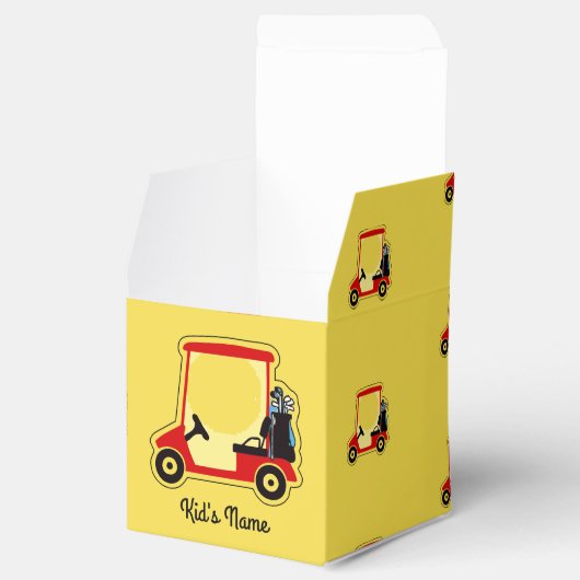 Golfkarretje Bedankdoosjes (Geopend)