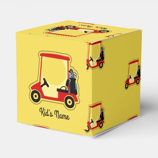 Golfkarretje Bedankdoosjes (Achterkant)