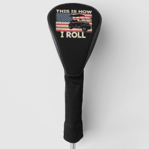 Golfkarretje bestuurder Dit is hoe ik rol Amerikaa Golfheadcover