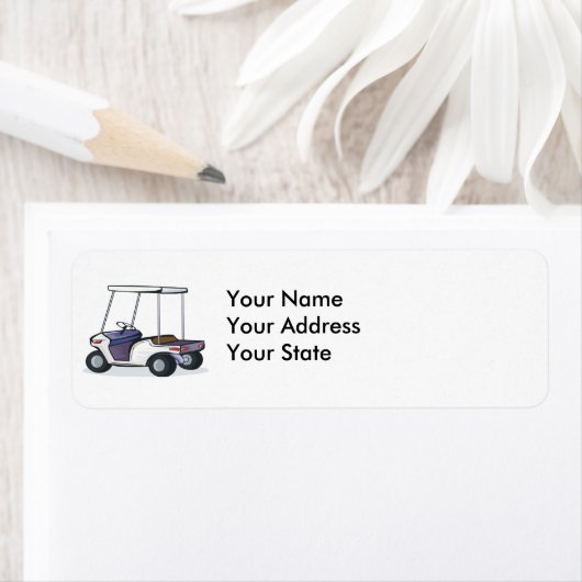 golfkarretje etiket (Insitu)