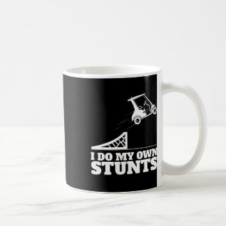 Golfkarretje Ongeluk Ik Doe Mijn Eigen Stunts Leuk Koffiemok