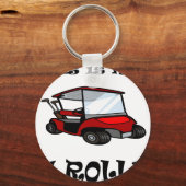 golfkarretje sleutelhanger (Voorkant)