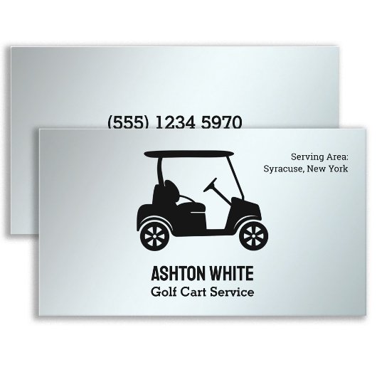 golfkarretje visitekaartje