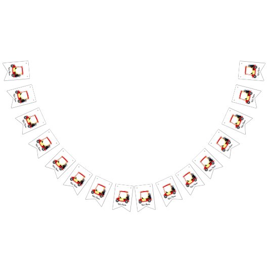 Golfkarretje Vlaggetjes (Alle)