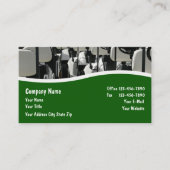 Golfkarretjes dealer en reparatie visitekaartje (Voorkant)