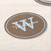 Golfkarton Look Custom Paper Onderzetters (Gebogen)