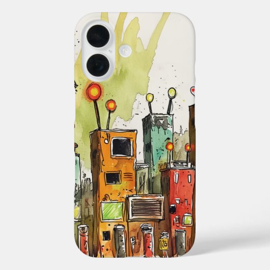 Golfkartonconstructie Case-Mate iPhone Case (Achterkant)