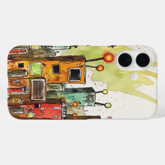 Golfkartonconstructie Case-Mate iPhone Case (Achterkant (horizontaal))