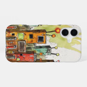 Golfkartonconstructie iPhone 16 Hoesje (Achterkant horizontaal)