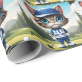 Golfkat Cadeaupapier (Rol Hoek)