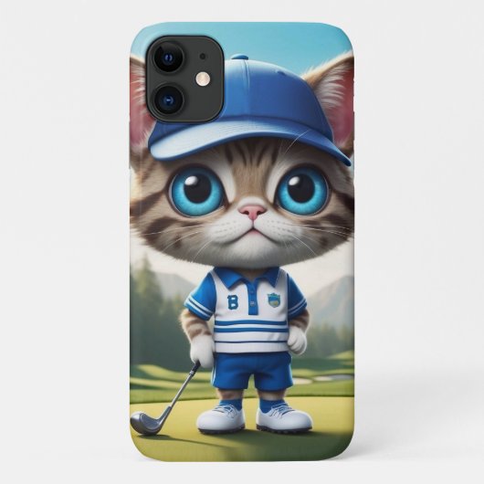Golfkat Case-Mate iPhone Case (Achterkant)