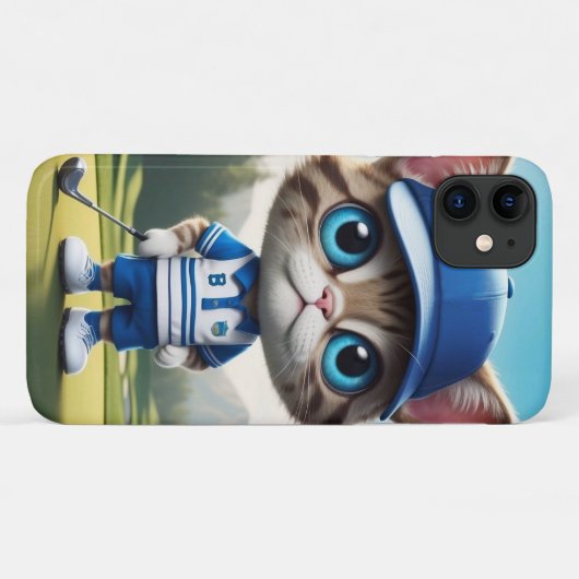 Golfkat Case-Mate iPhone Case (Achterkant (horizontaal))