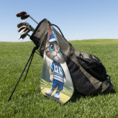 Golfkat Golfhanddoek (Groen)