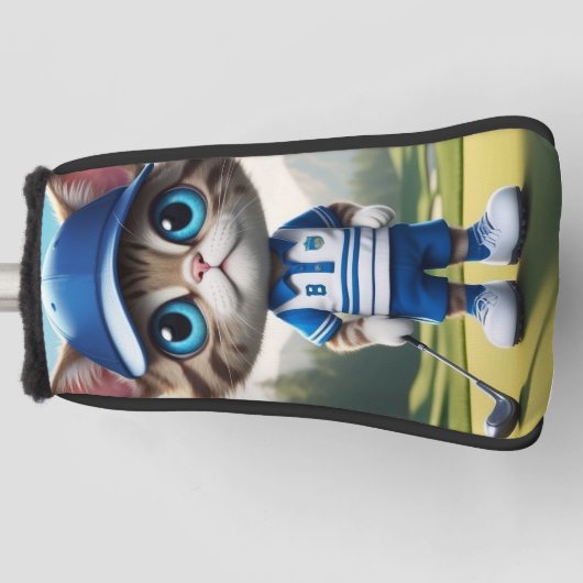 Golfkat Golfheadcover (Voorkant)