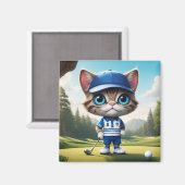 Golfkat Magneet (Voorkant / Achterkant)