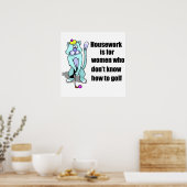 Golfkat Poster (Keuken)