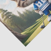 Golfkat Tissuepapier (Detail)