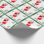 Golfkerst Cadeaupapier (Hoek)