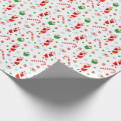 Golfkerst Cadeaupapier (Hoek)