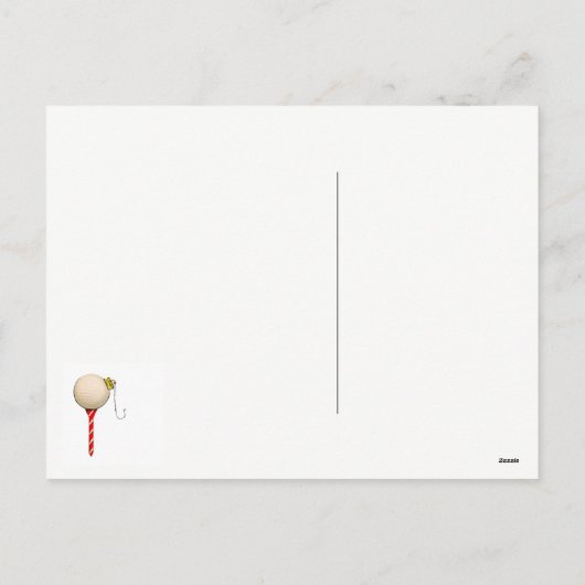 Golfkerst Feestdagenkaart (Achterkant)