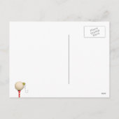 Golfkerst Feestdagenkaart (Achterkant)