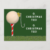 Golfkerst Feestdagenkaart (Voorkant)