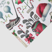 Golfkerst in juli voor golfer met golfbal tissuepapier (Detail)