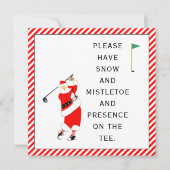 Golfkerst Kaarten (Voorkant)