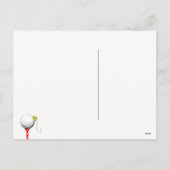 Golfkerst Kaarten Feestdagenkaart (Achterkant)