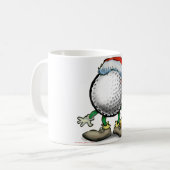 Golfkerst Koffiemok (Voorkant links)