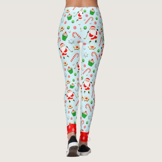 golfkerst leggings (Achterkant)