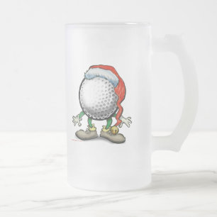 Golfkerst Matglas Bierpul