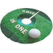 Golfkerst met golfbalgat in één kerstboom rok (Gekanteld)