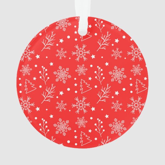 Golfkerst met goudwagen voor de kerstman ornament (achterkant)