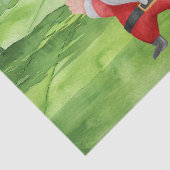 Golfkerst met kerstman en hondenwand tissuepapier (Detail)