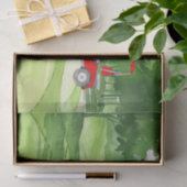 Golfkerst met kerstman en hondenwand tissuepapier (Geschenk)