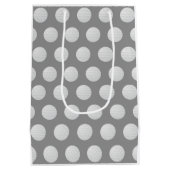 Golfkerst met kerstman medium cadeauzakje (Achterkant)