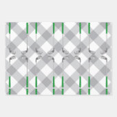 Golfkerst met kogel en ijzer voor golferomhulling inpakpapier vel (Voorkant 3)