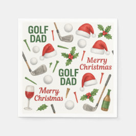 Golfkerst met wijnstrijkijzer en t-shirt voor Golf Servet
